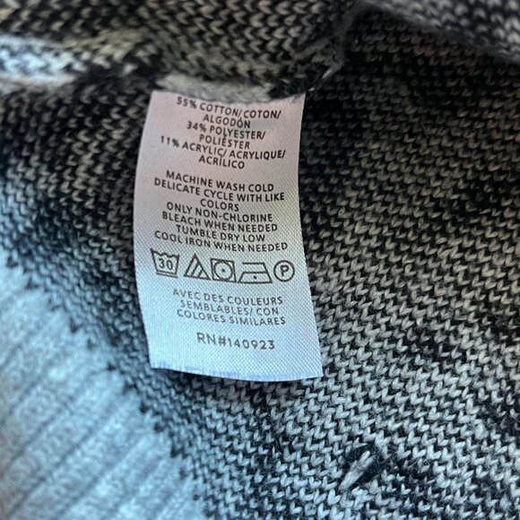 Loft Gray Cat Sweatshirt Womens L Soft Girl Cat Lover Kitty Wide Sleeve Coquette - Picture 7 of 7